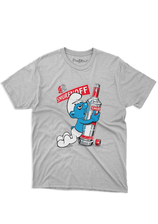 maglietta t-shirt- smurfnoff