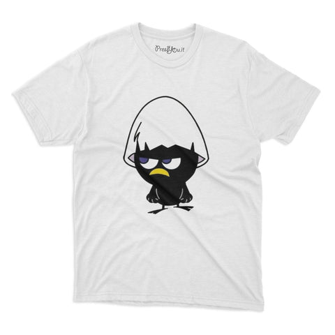 maglietta t-shirt- pulcino nero