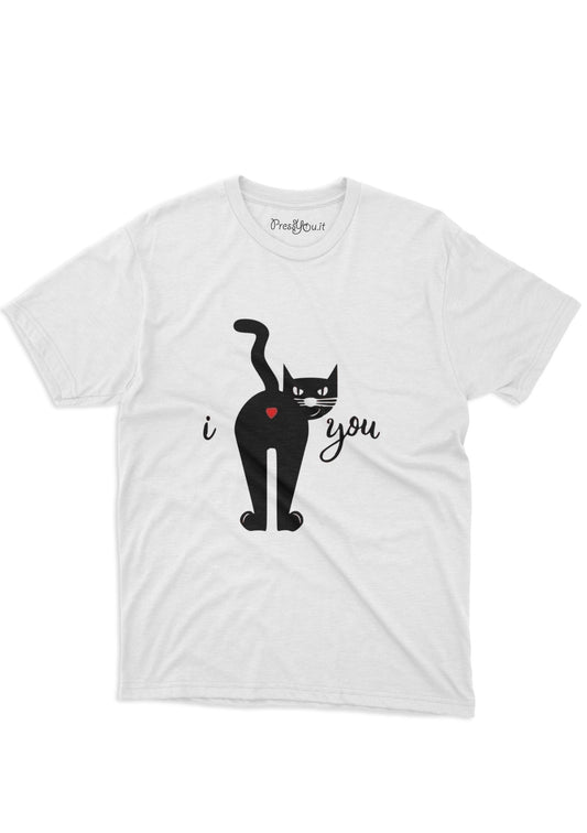 t-shirt - cat i love you