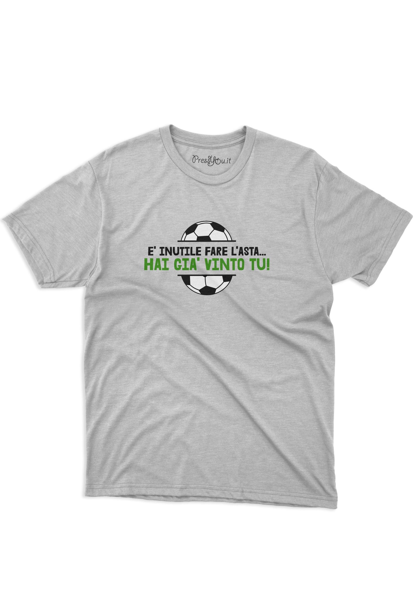 t-shirt - fantasy football and there's no point in bidding, you've already won, good luck, fun gift idea