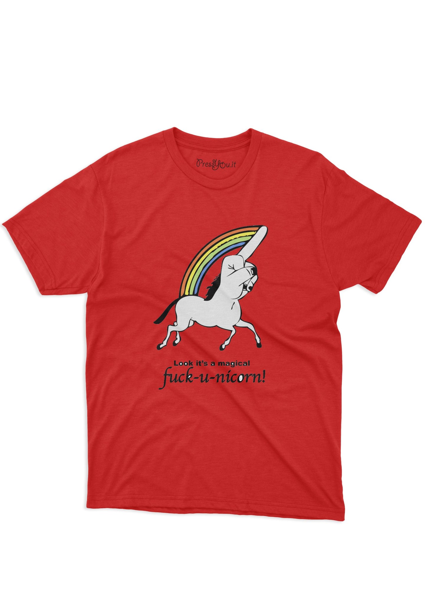maglietta t-shirt-unicorno fuck u nicorn