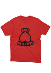 maglietta t-shirt- anti valentine amore san valentino