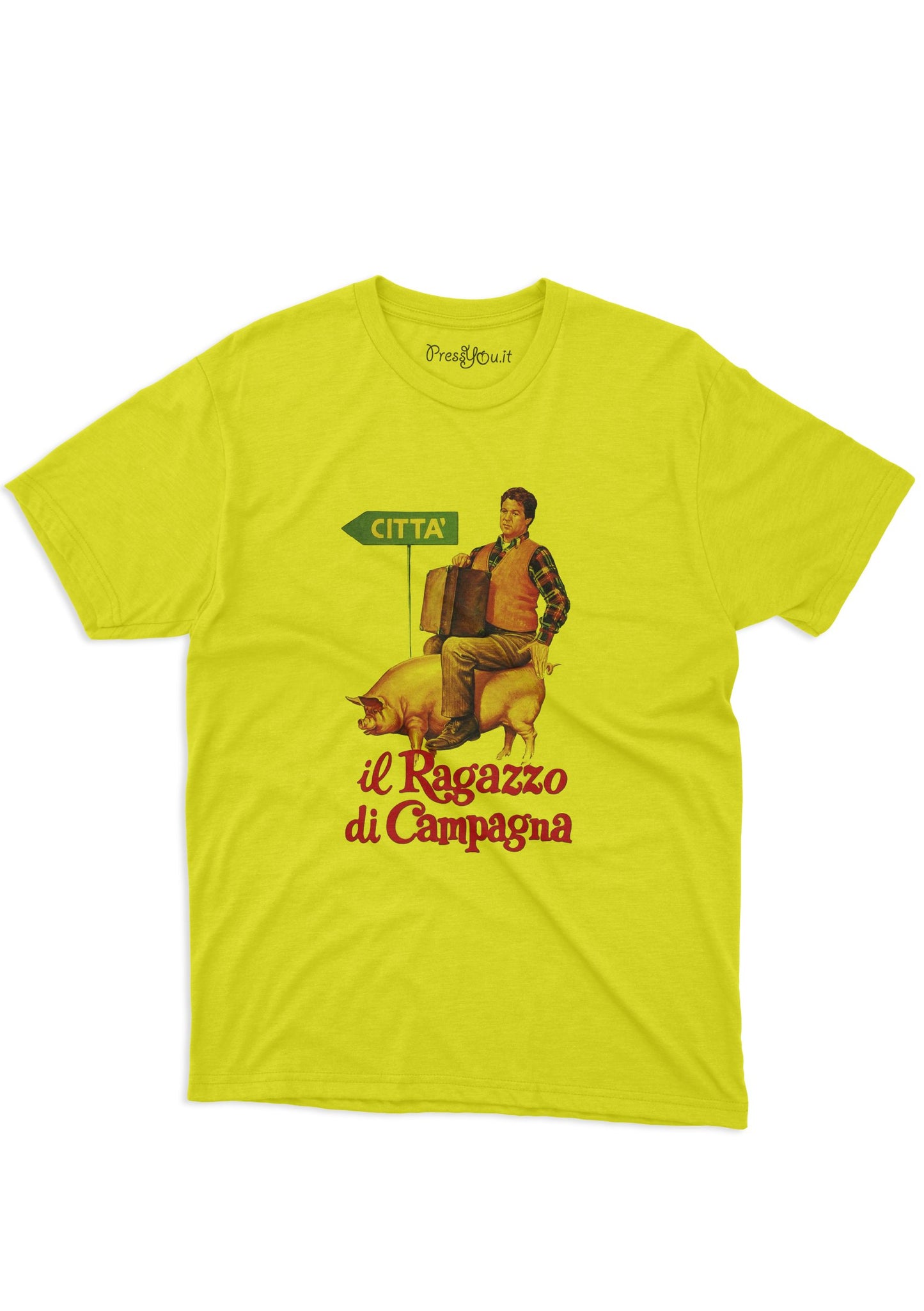 maglietta t-shirt- ragazzo di commedia italiana