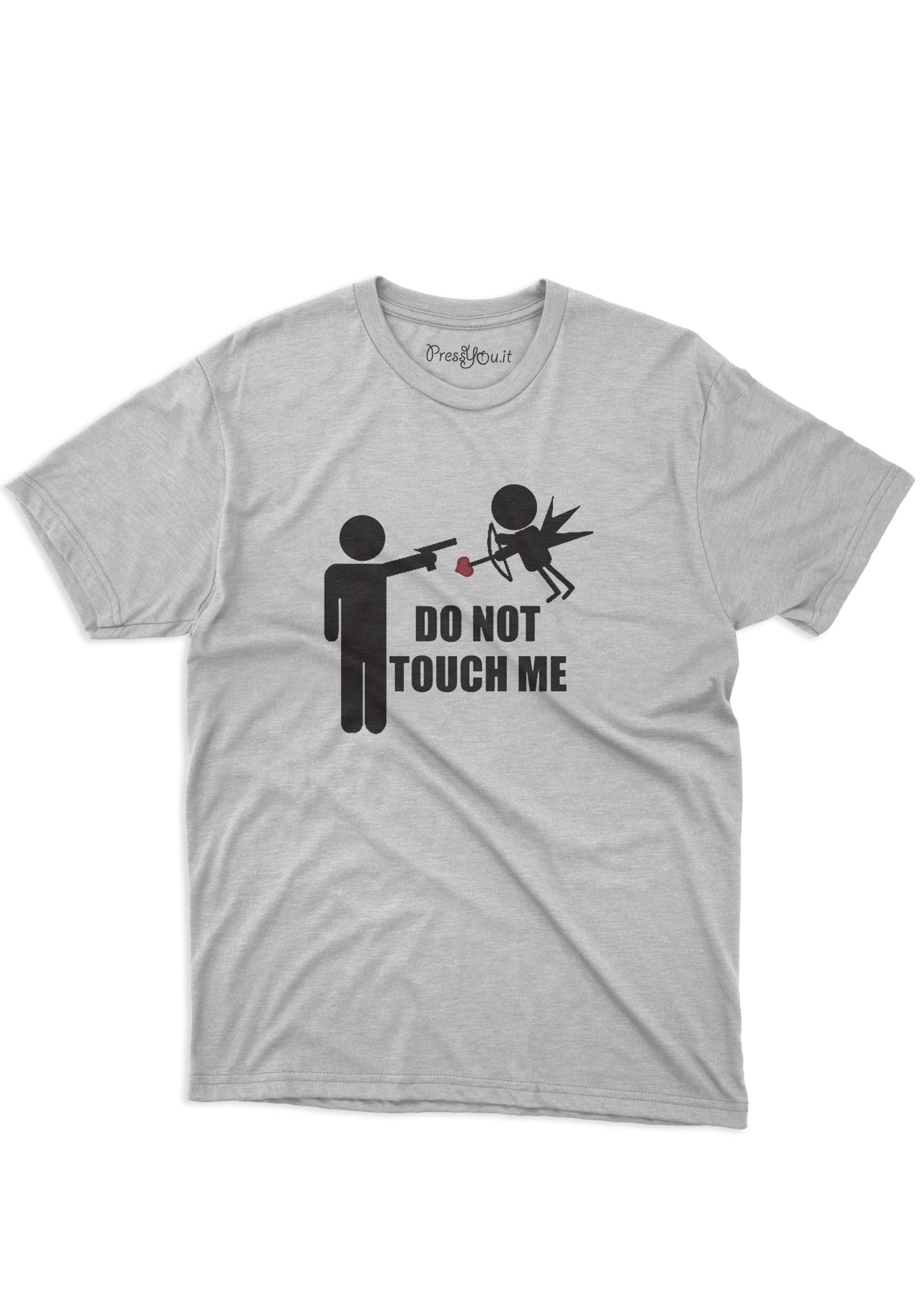 maglietta t-shirt- do not touch me cupido amore san valentino