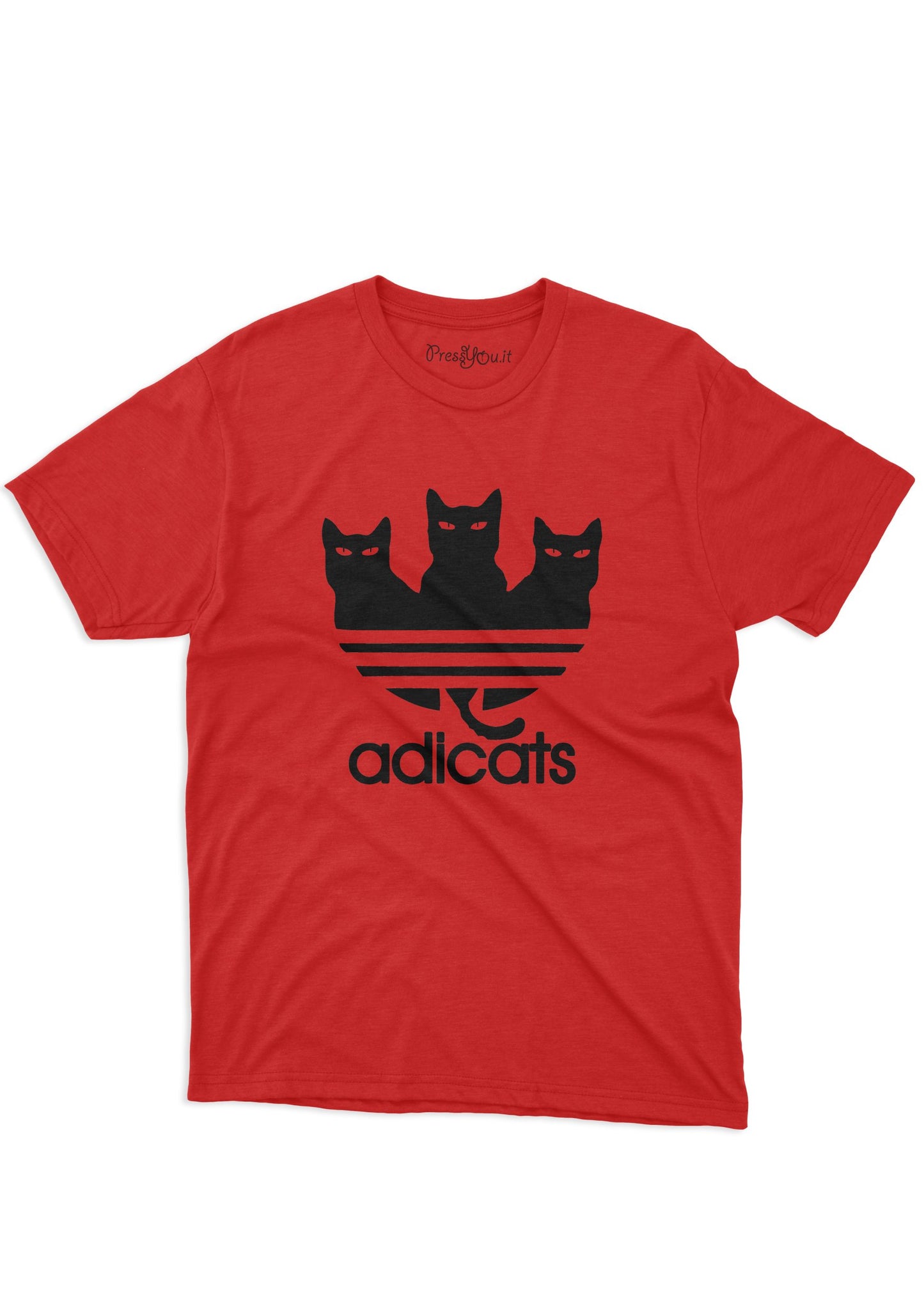 maglietta t-shirt- gatti sport logo tribanda