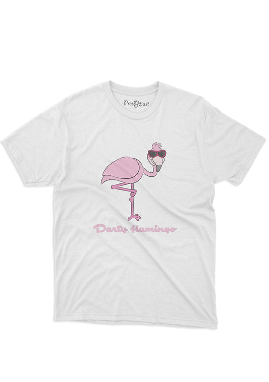 maglietta t-shirt- cool flamingo fenicottero