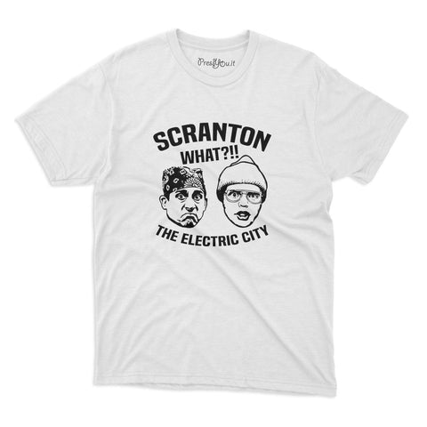 maglietta t-shirt- scranton the electric city rap –