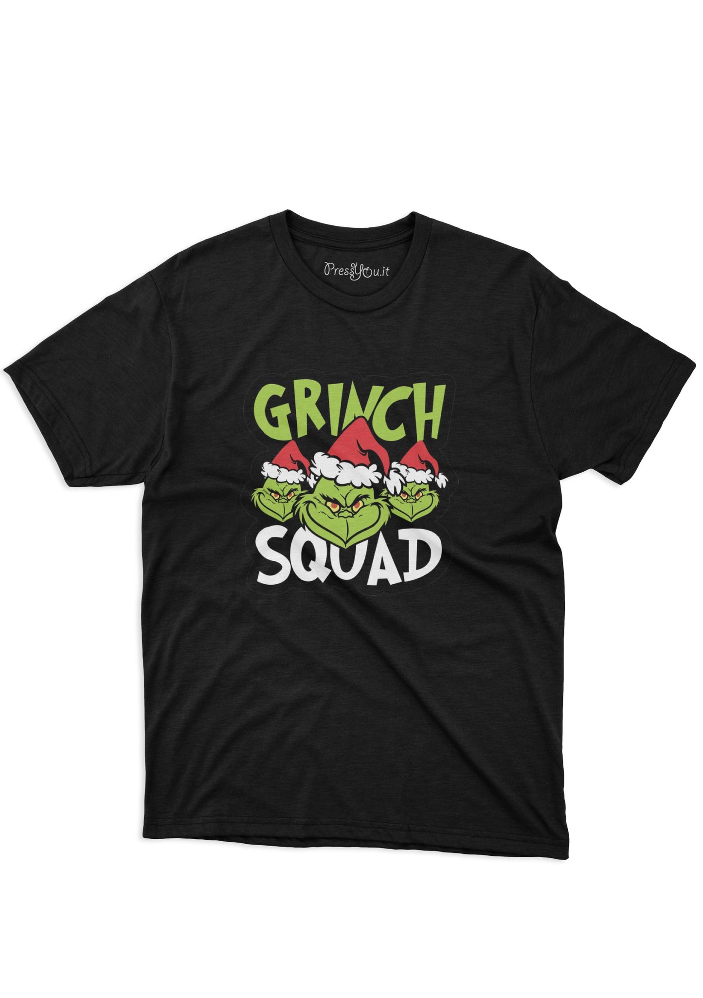 maglietta t-shirt- grinch squad natale