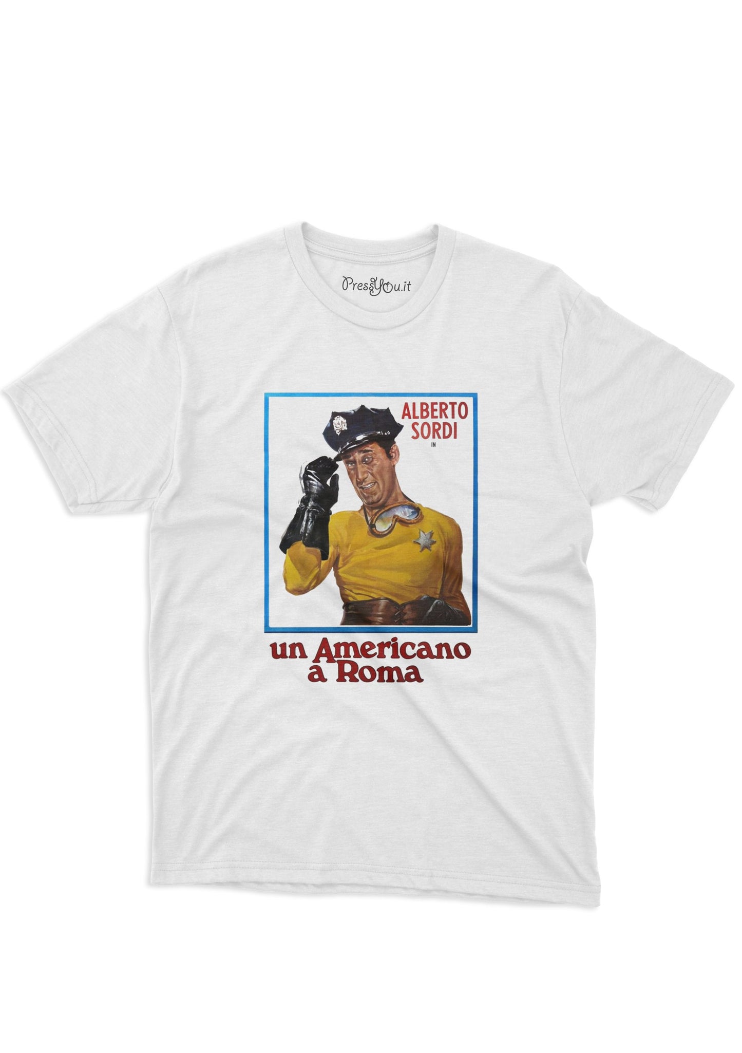 maglietta t-shirt- cult commedia italiana un americano