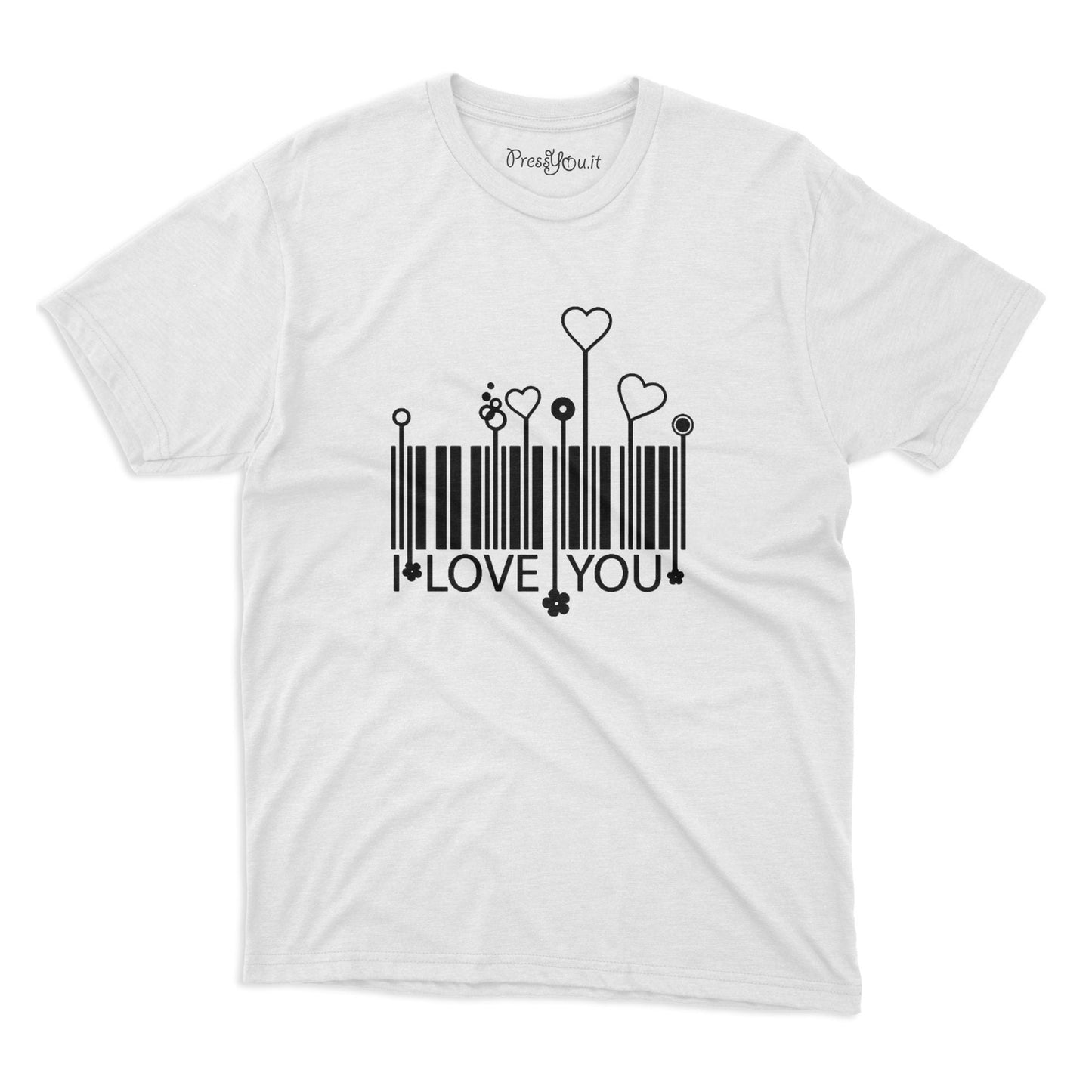 maglietta t-shirt- barcode love