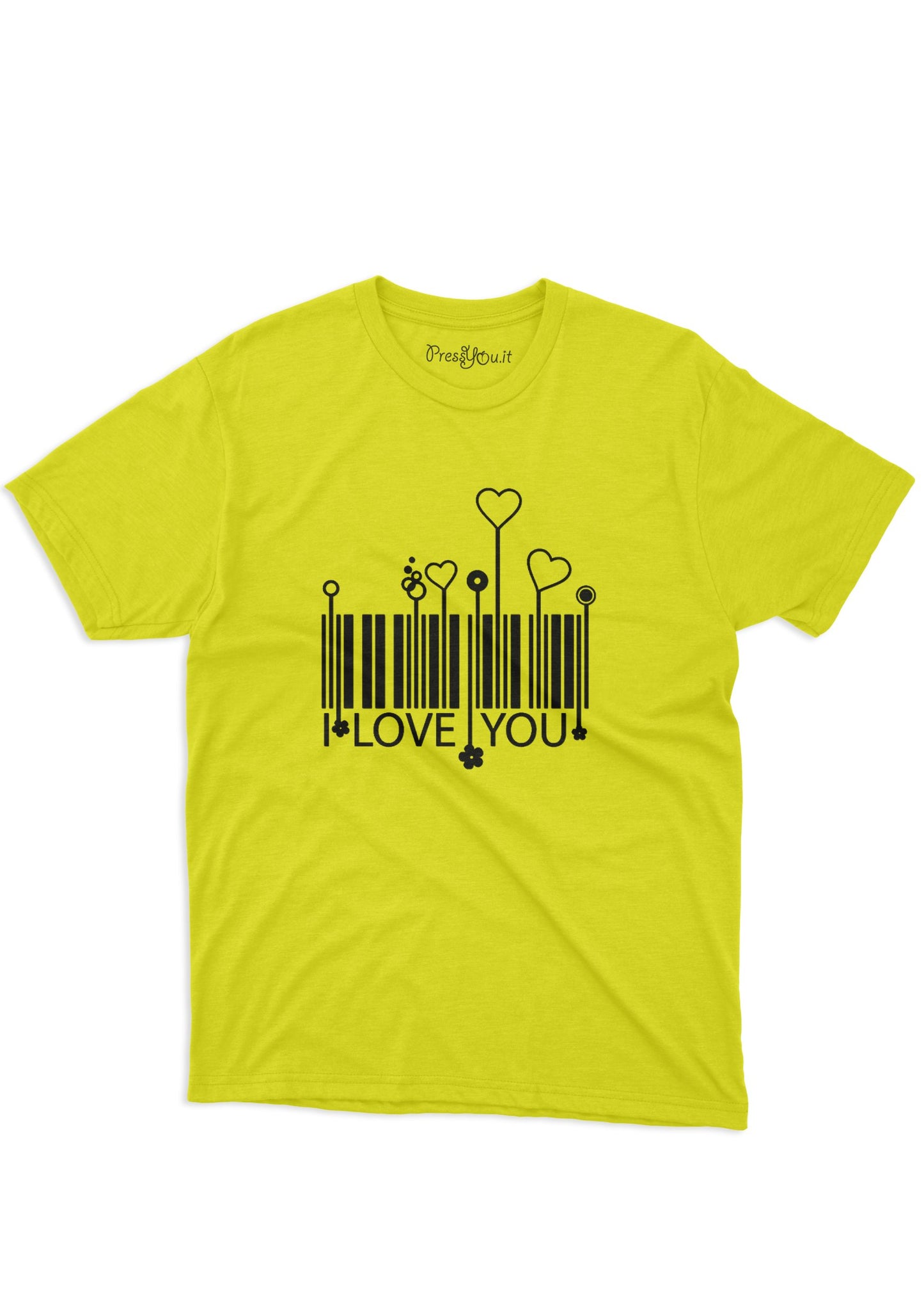 maglietta t-shirt- barcode love