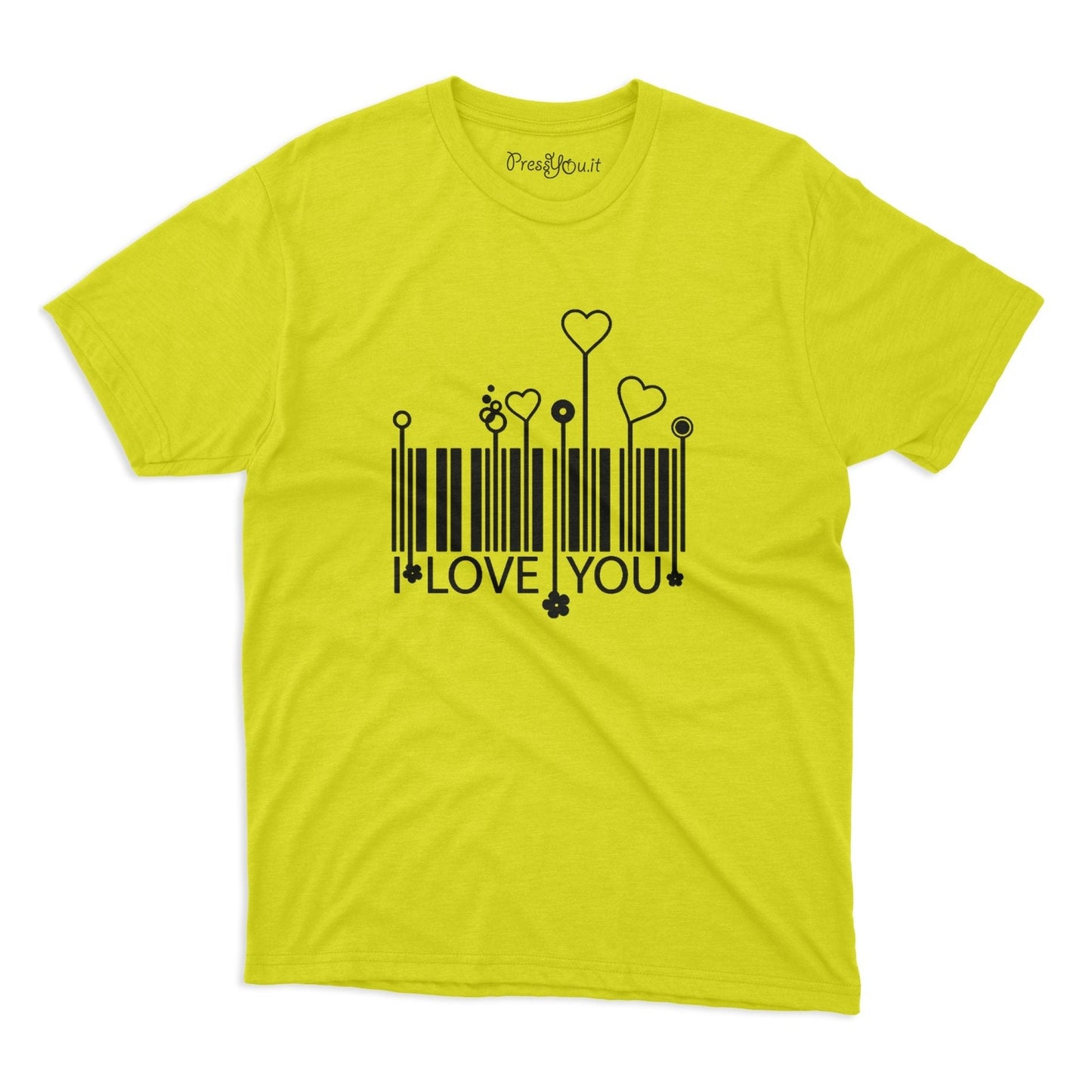 maglietta t-shirt- barcode love