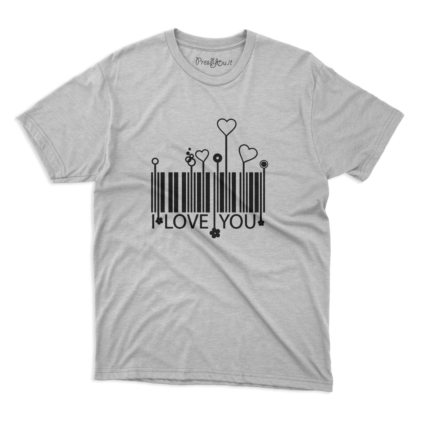 maglietta t-shirt- barcode love