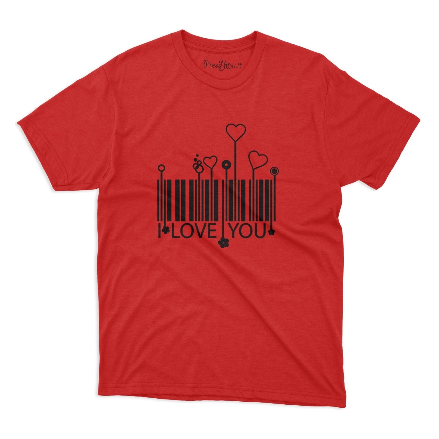 maglietta t-shirt- barcode love