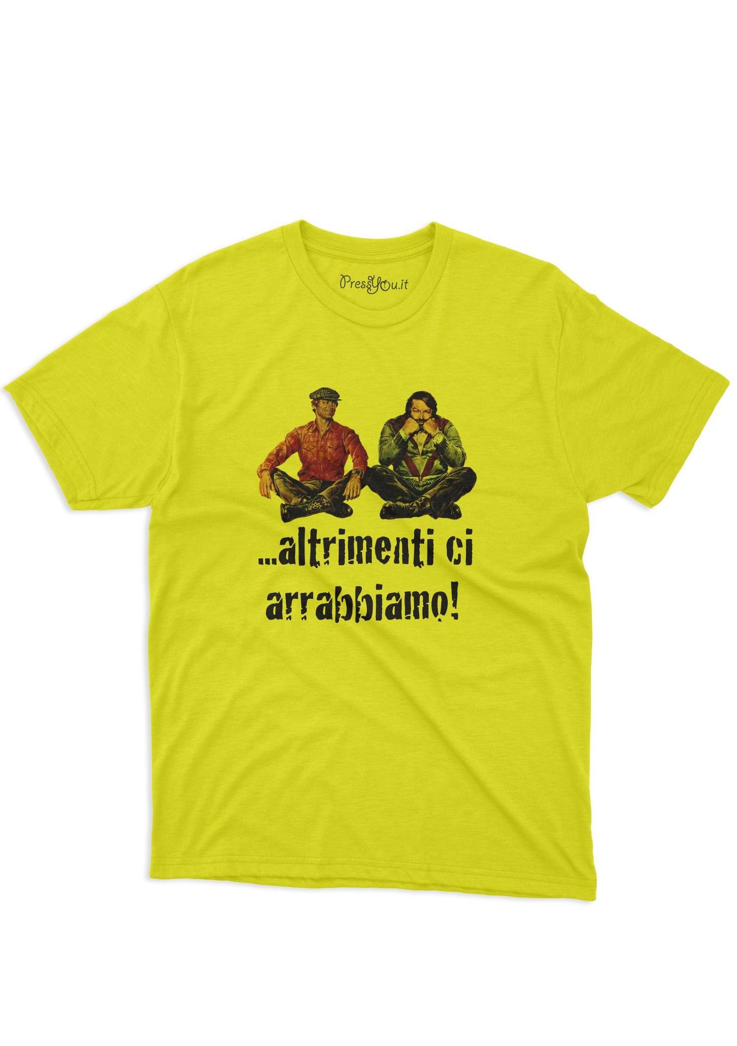 maglietta t-shirt- cult italiano ci arrabbiamo