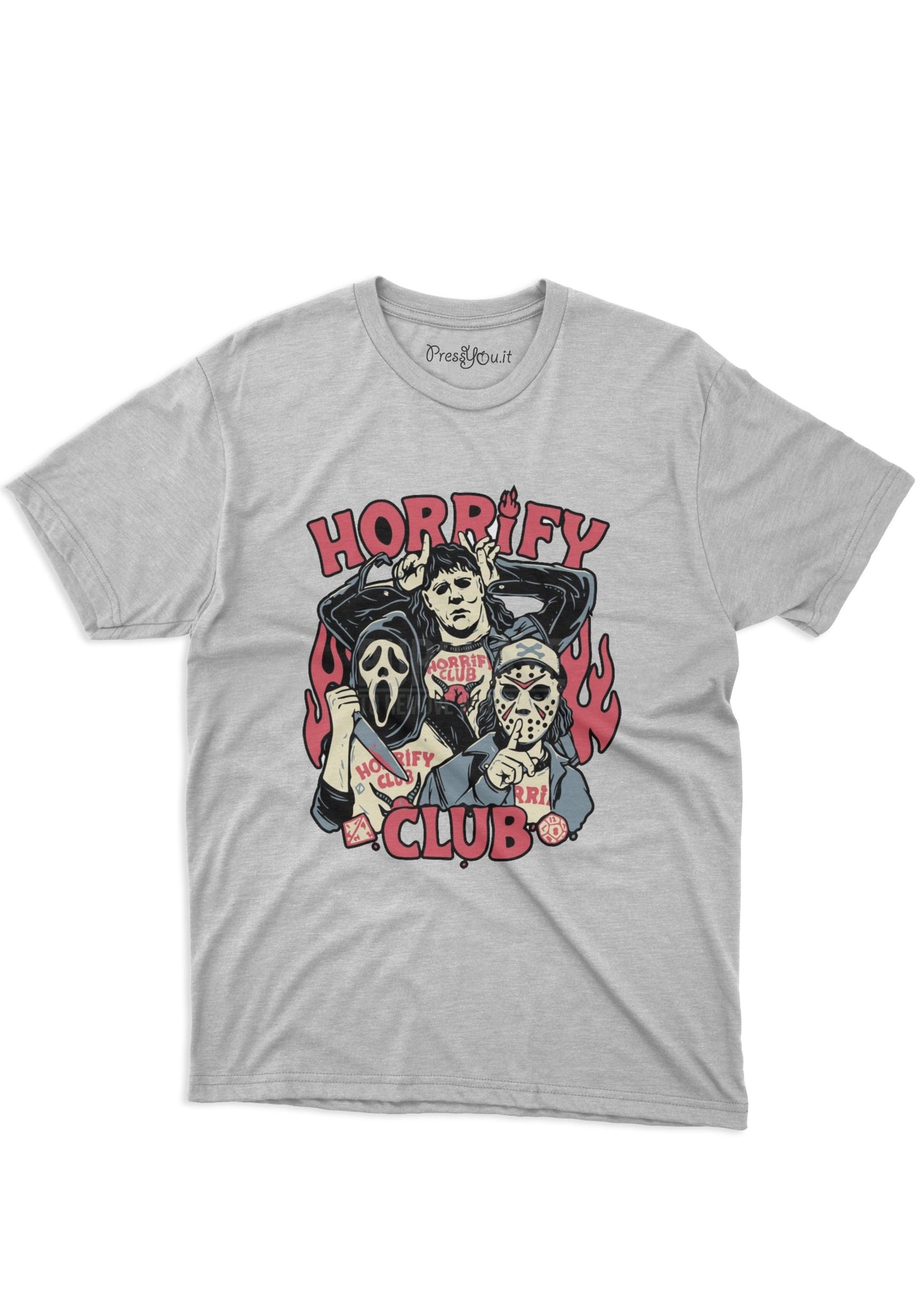 horror fire club horrify hallowen t-shirt