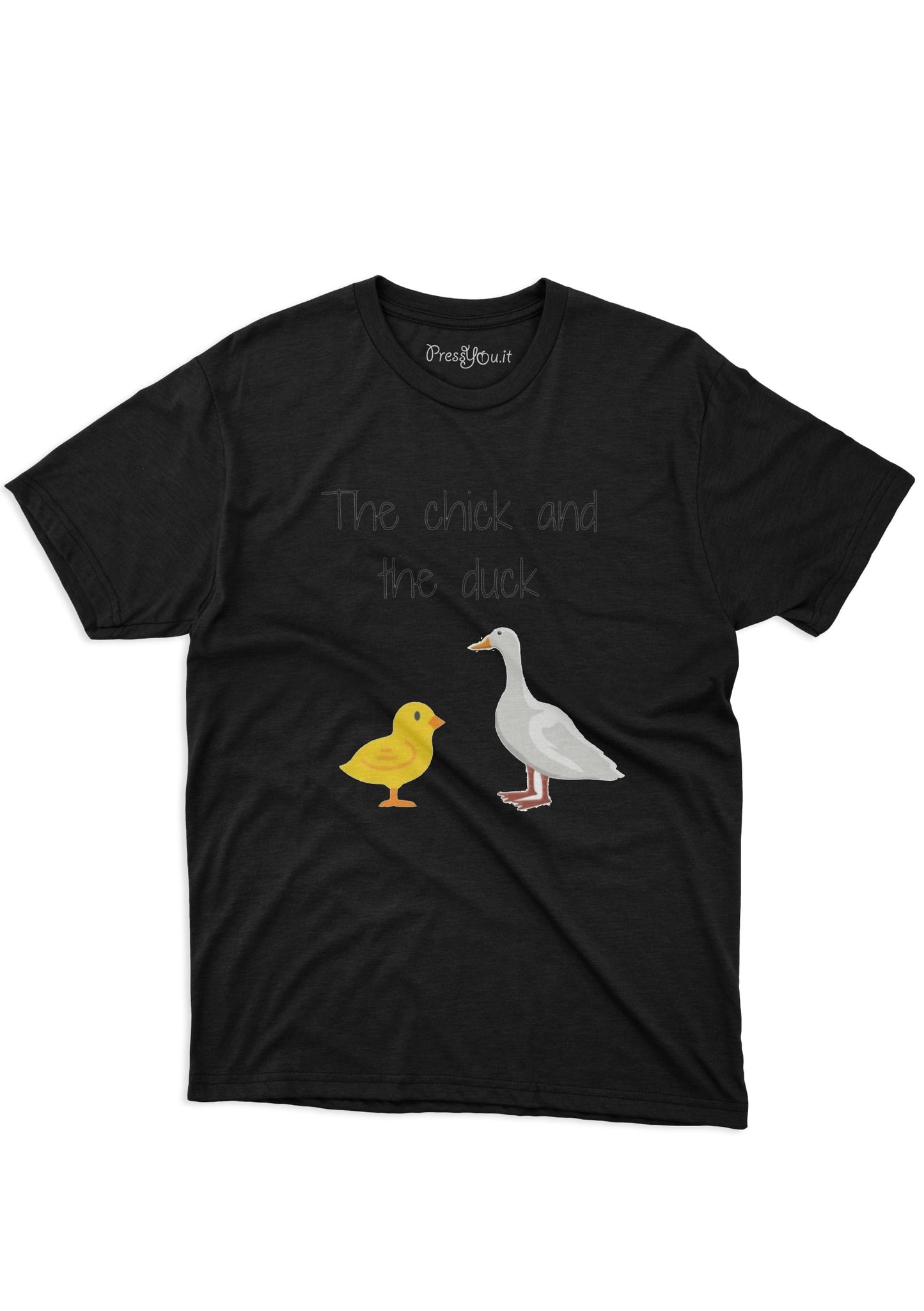 maglietta t-shirt- papera e pulcino tje chick and the duck amici