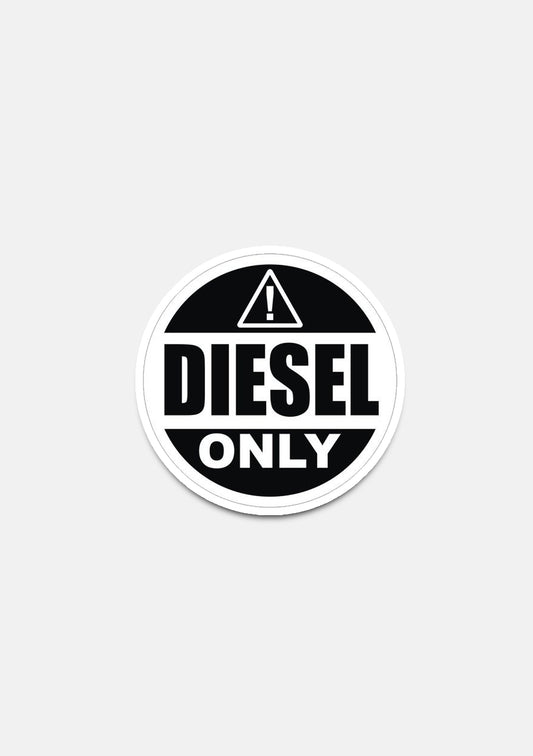 sticker Adesivo- diesel only