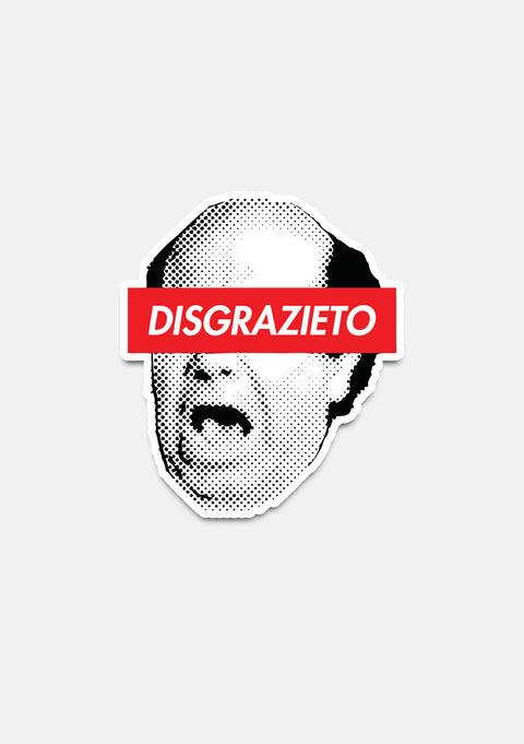 sticker Adesivo- disgrazieto lino