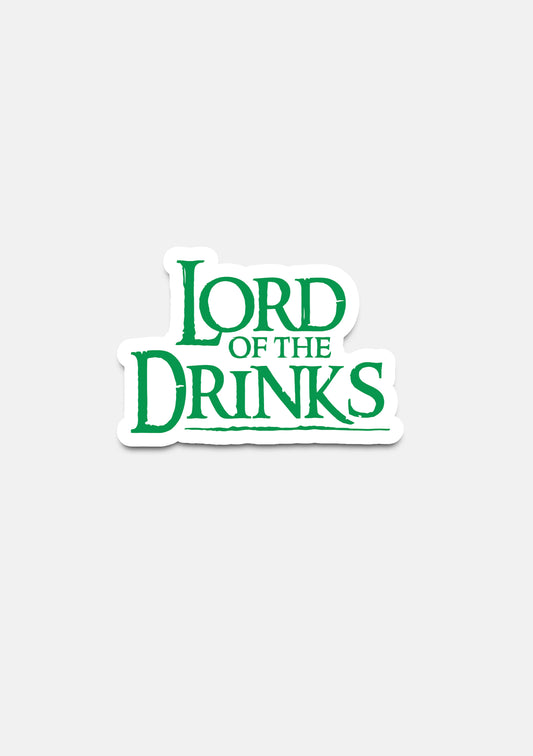 sticker Adesivo- the lord of the drinks