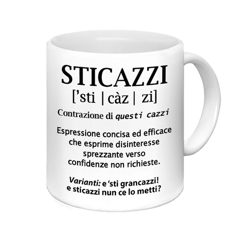 tazza Mug-sticazzi