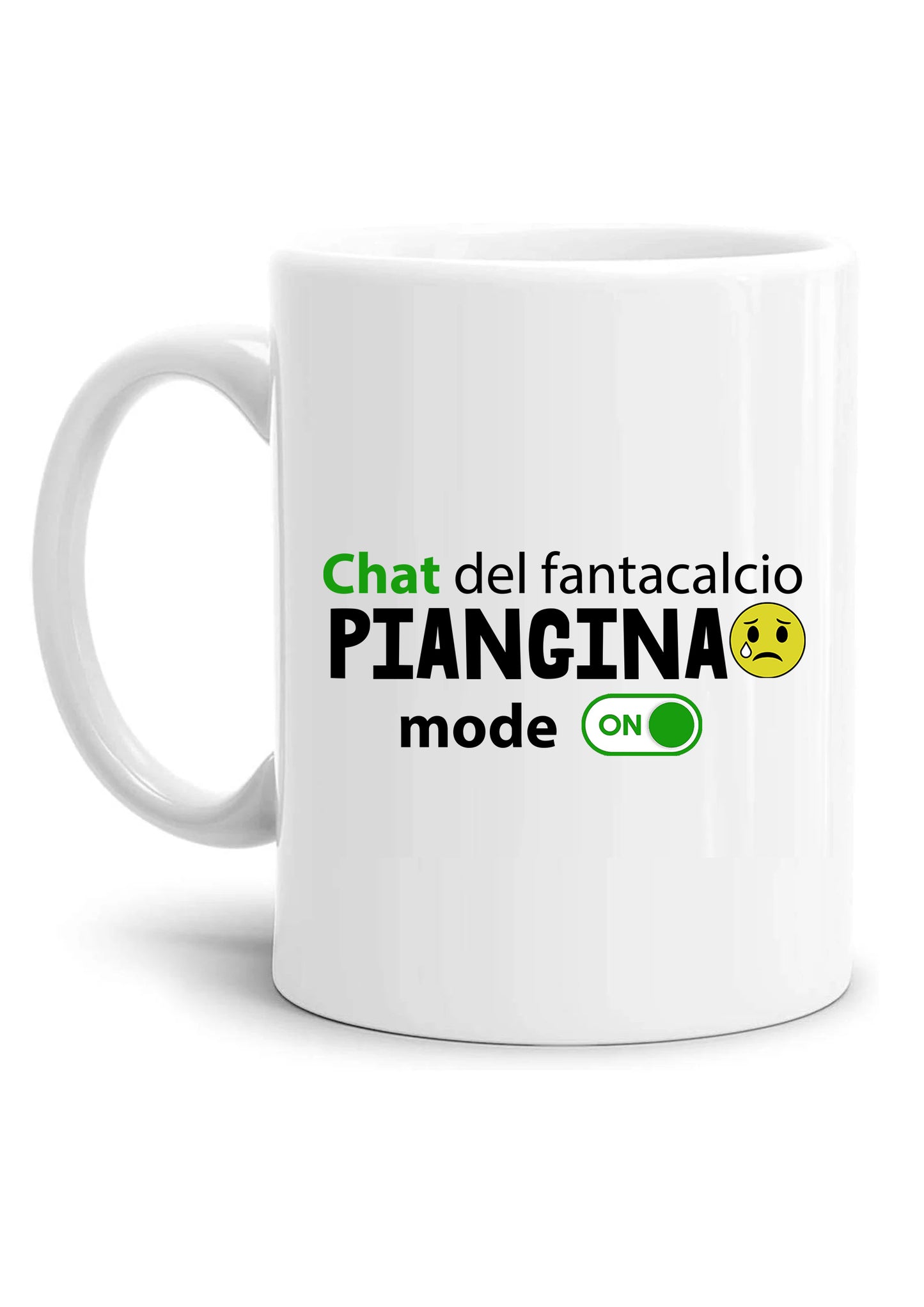 Mug-fantacalcio chat Piangina mode on fun gift idea
