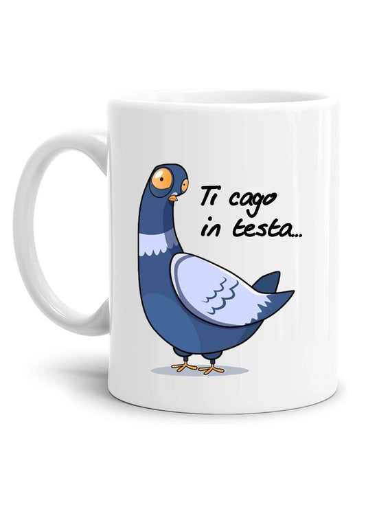Mug-I shit on your head funny pigeon cup nice gift mum dad colleagues friends ceramic for breakfast coffee or tea copy copy
