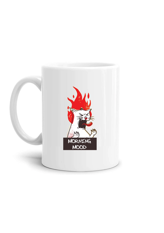 Mug mug - morning mood morning mood angry cat
